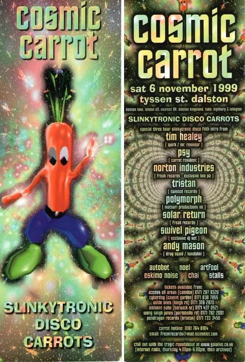 Cosmic Carrot: Slinkytronic Disco Carrots
