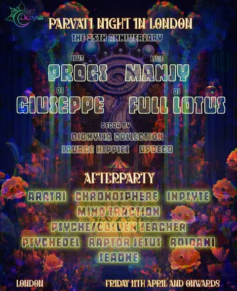 Parvati Night in London - The 25th Anniversary