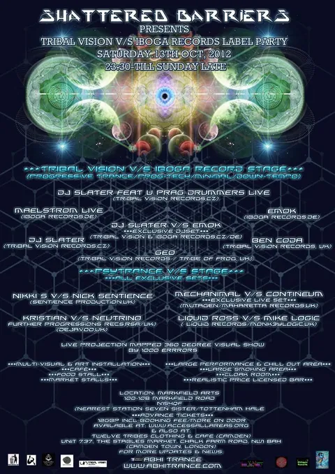 Tribal Vision V/S Iboga Records Label Party