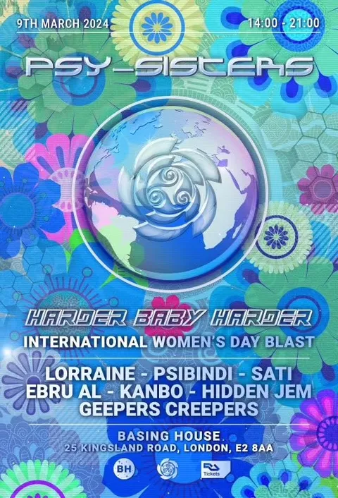 Psy-Sisters: Harder Baby Harder – International Women's Day Blast