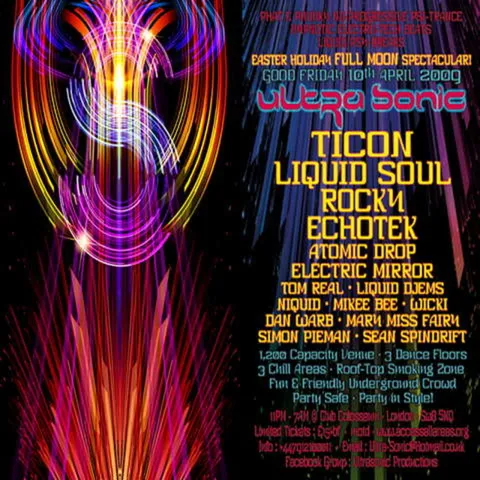 Ultra Sonic - Easter Holiday Full Moon Spectacular