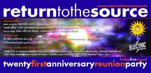 Return to the Source Twenty First Anniversary Reunion Party